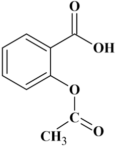 aspirine : acide 2-actoxybenzoque