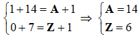 A = 14 et Z = 6