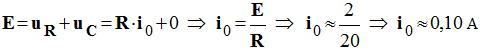 i0 = 0,10 A