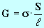 conductance G