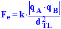 force �lectrique Fe