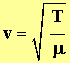 vitesse de prropagation v