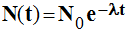 expression de N (t)
