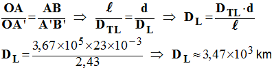 D L = 3,47 E3 km