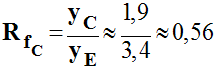 R fC = 0,56