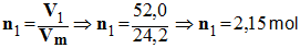 n1 = 2,15 mol