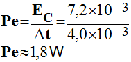 Pe = 1,8 W