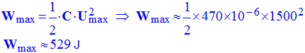 W max = 529 J