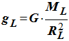 expression de g L