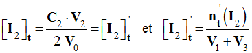 Quantit de matire de diiode