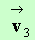 vecteur vitesse v3