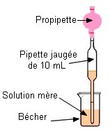 pipette jauge