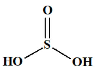 acide sulfureux