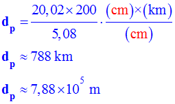 dp = 7,88 E5 m