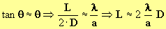 relation : cart angulaire