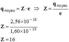 Z = 16