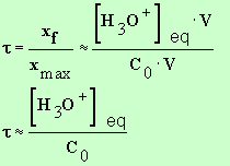 expression du taux d'avancement