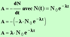 relation : activit A