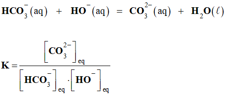 quation et expression de K