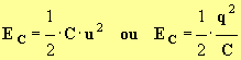 Expression de l'nergie d'un condensateur