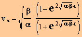 vx = f (t)