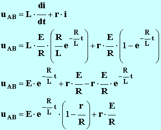expression de u AB