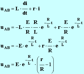 expression de u AB