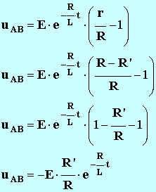 expression de u AB