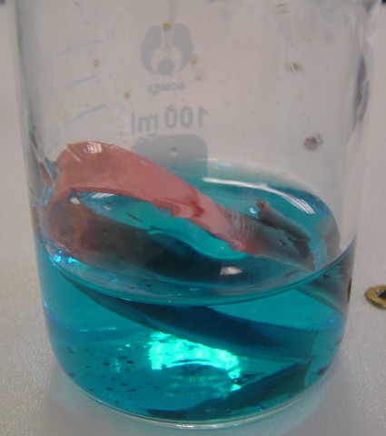 fer et sulfate de cuivre II