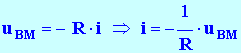 i = 1/R . uBM