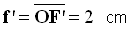 distance focale