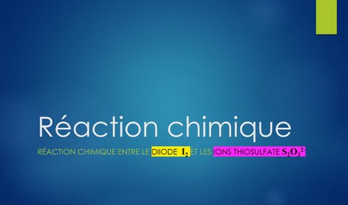 r�action chimique