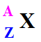 X (A, Z)