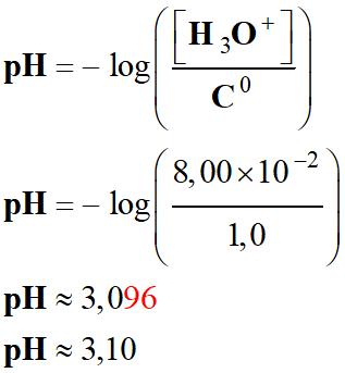 pH = 3,10