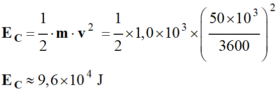 Ec = 9,6 E4 J