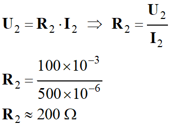 R2 = 200 ohm
