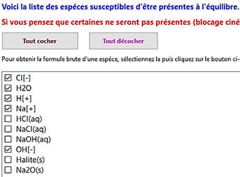 recensement espces prsentes