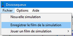 sauvegarde simulation