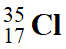 Cl (35, 17)