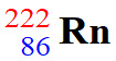 radon 222