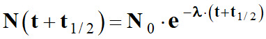 expression de N (t)