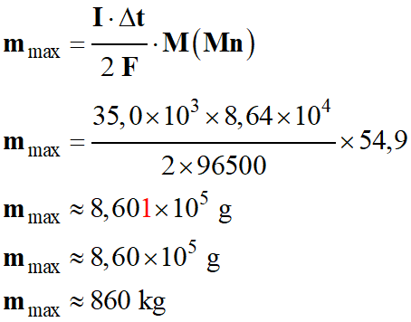 m max = 860 kg