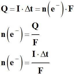 quantité de matière d’électrons échangés
