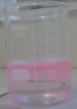 Potassium mtal dans leau