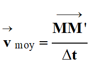 vecteur v moy