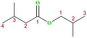 3-mthylbutanoate de 2- mthylpropyle