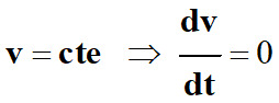 v = cte