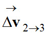 vecteur variation de vitesse