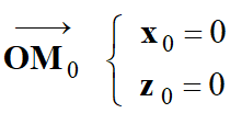 Vecteur OM0