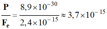 P / Fe = 3,7 E-15